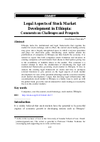 Stock Market development in ethiopia.pdf
